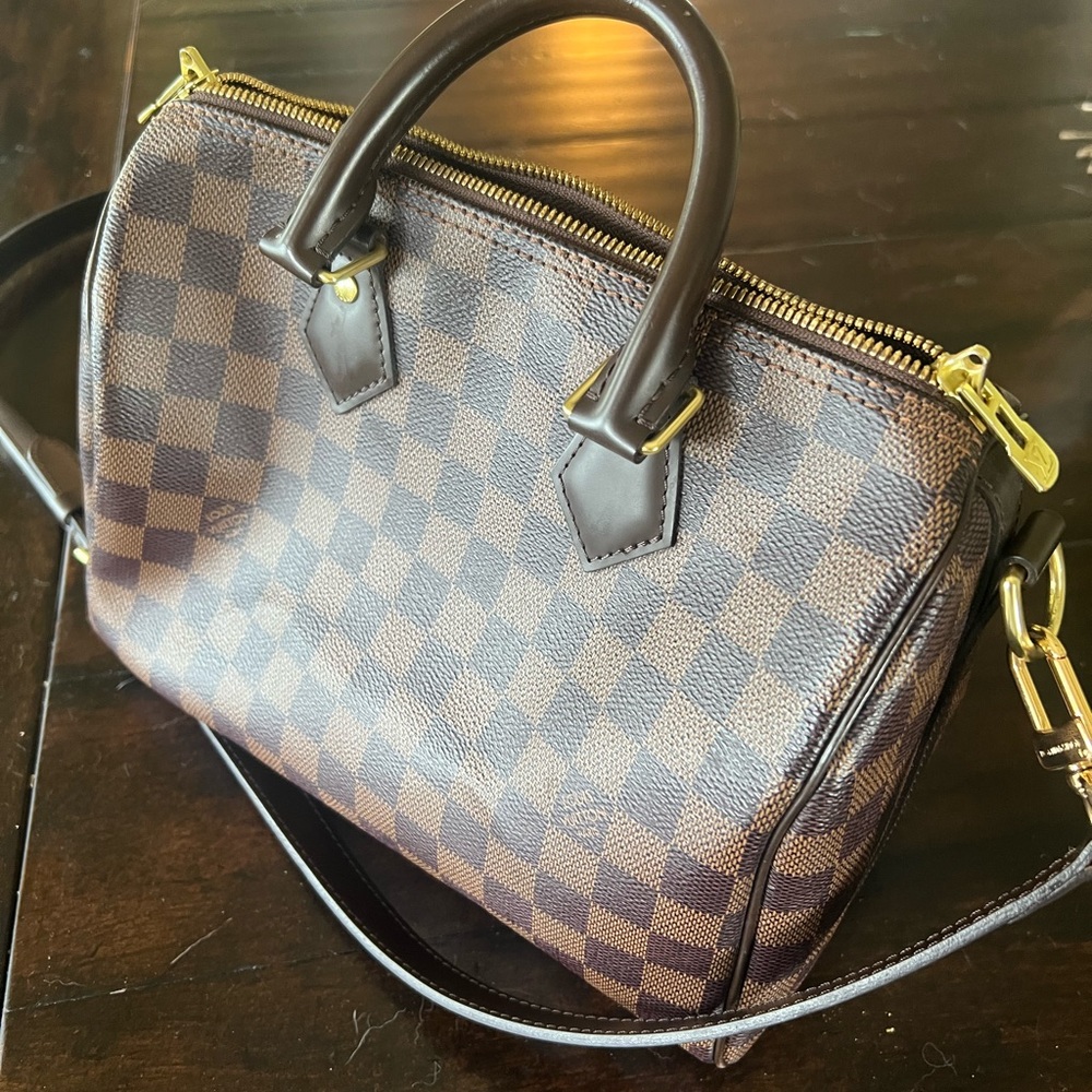 Coated Canvas Brown Small Tote Inspired